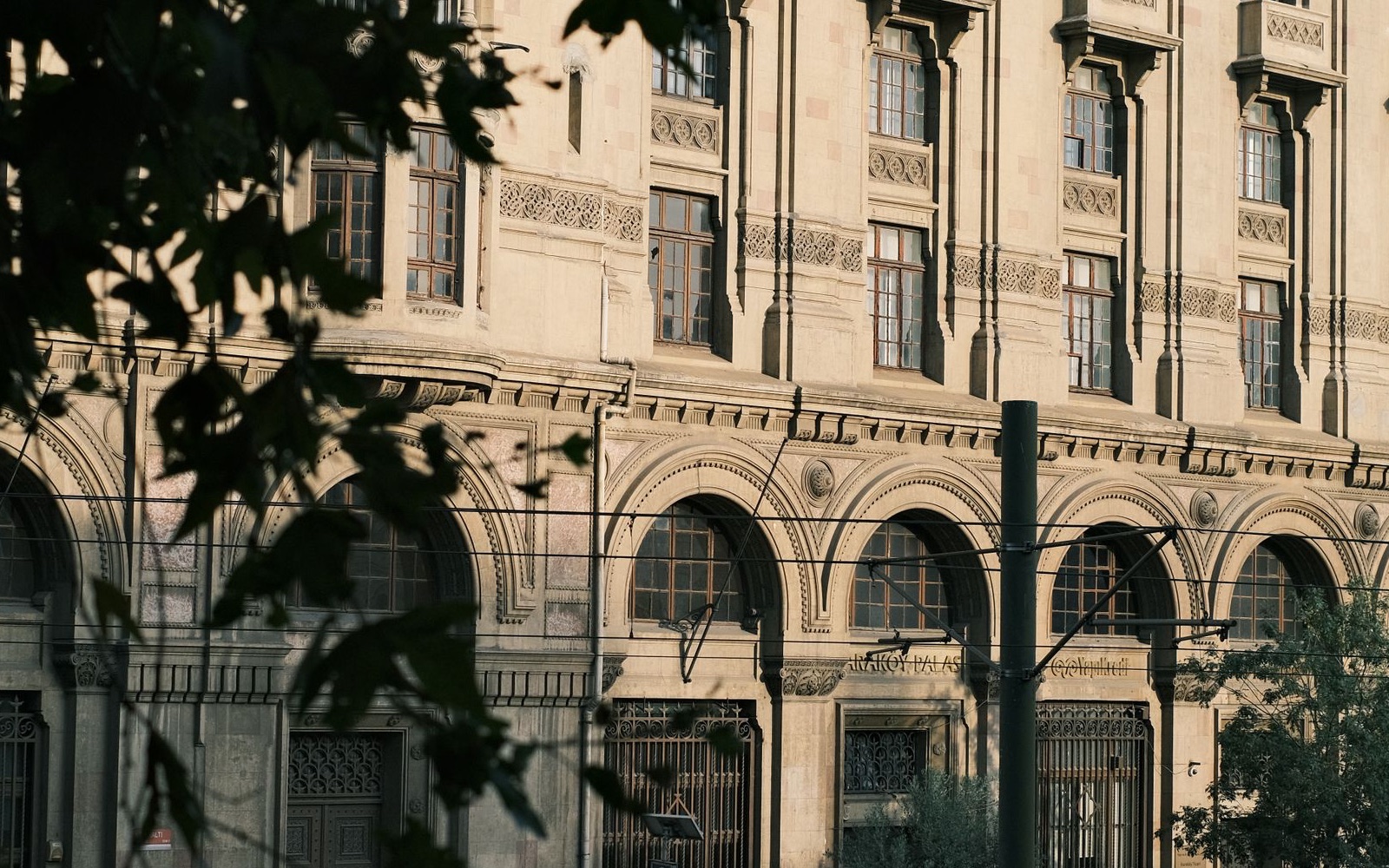 Everyday street life in historic Bucharest